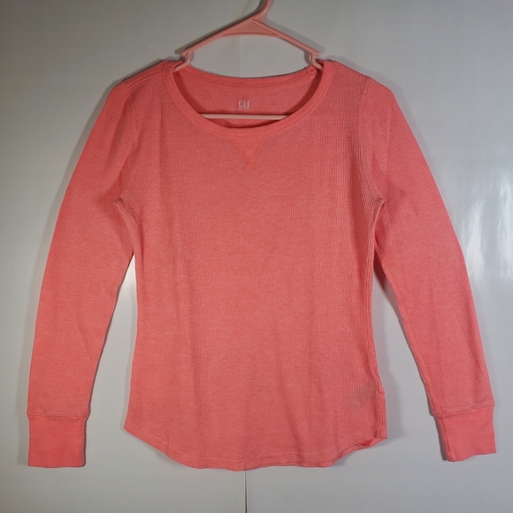 Gap Fit Women’s Active Long Sleeve Tee – Bright Coral - Picture 4 of 8